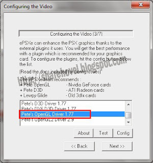 configuring the video - Cara Setting Pengaturan Configuration ePSXe 1.8.0  by sharehovel