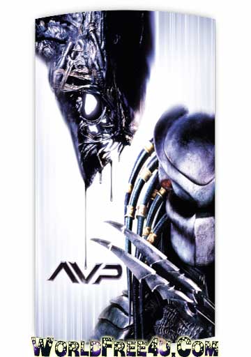 Poster Of AVP: Alien vs. Predator (2004) In Hindi English Dual Audio 300MB Compressed Small Size Pc Movie Free Download Only At worldfree4u.com