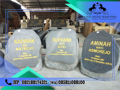 Jual Nisan Batu Kali