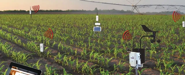 crop connected to Wi-Fi