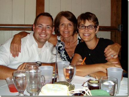 Wedding Gail, me & tim