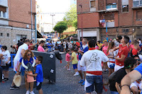 Bajada de cuadrillas de las fiestas de Llano