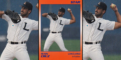 Ivan Cruz 1990 Lakeland Tigers card