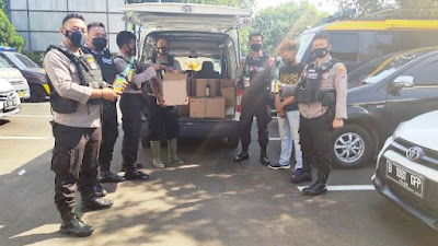 Satu Unit Grand Max dan Ratusan Botol Miras Diamankan Jawara Polres Cilegon