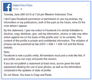 Status Update Of Facebook Is Hoax