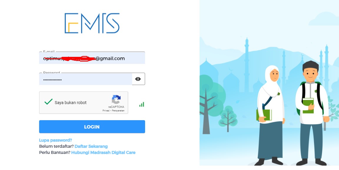 Edit Data Guru di EMIS 4.0