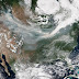 Smoke over the United States seen by Suomi NPP satellite