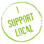 Grab button for I Support Local 