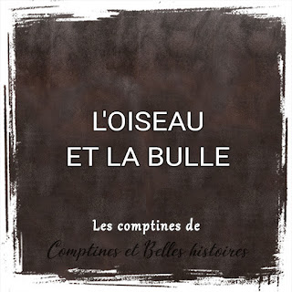 Paroles de la comptine L'oiseau et la bulle, chanson pour les enfants sur l'amour entre un poisson et un oiseau, sur la différence