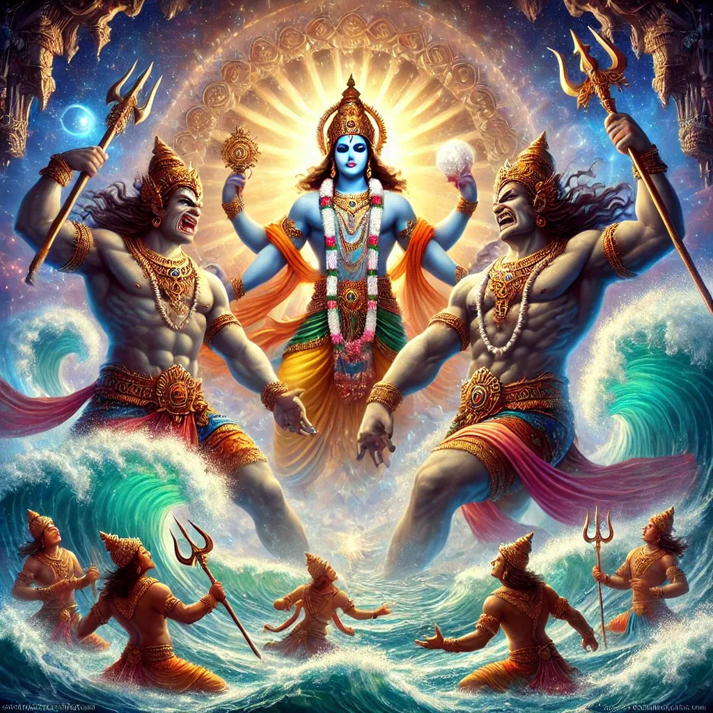 मधु और कैटभ: एक महायुद्ध की गाथा