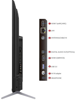 TCL P735 4K TV specifications