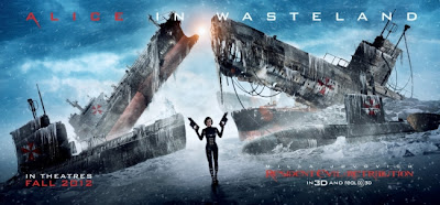 Resident Evil Retribution paster