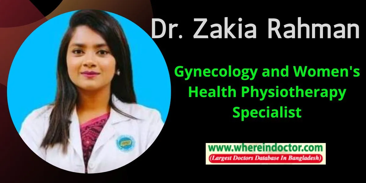 Dr. Zakia Rahman, PT