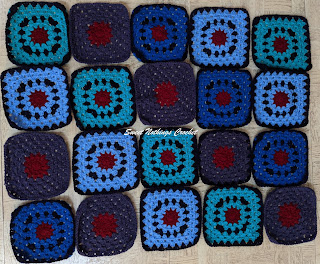 Sweet Nothings Crochet free crochet pattern blog, free crochet pattern for a granny square, photo of the granny square,