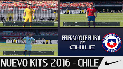 PES 2016 Chile New Kits 2016 by KP