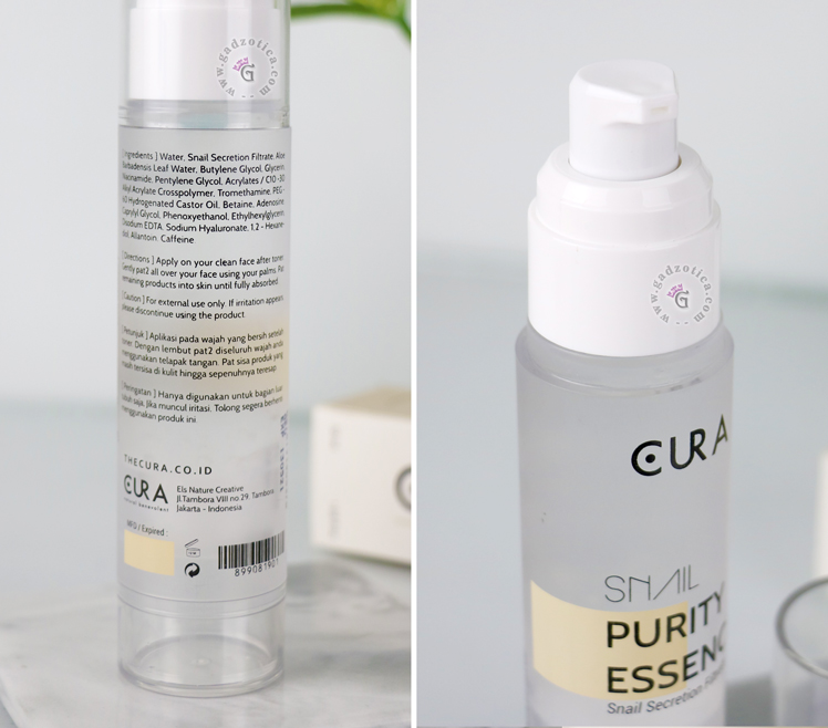 Review Cura Snail Purity Essence