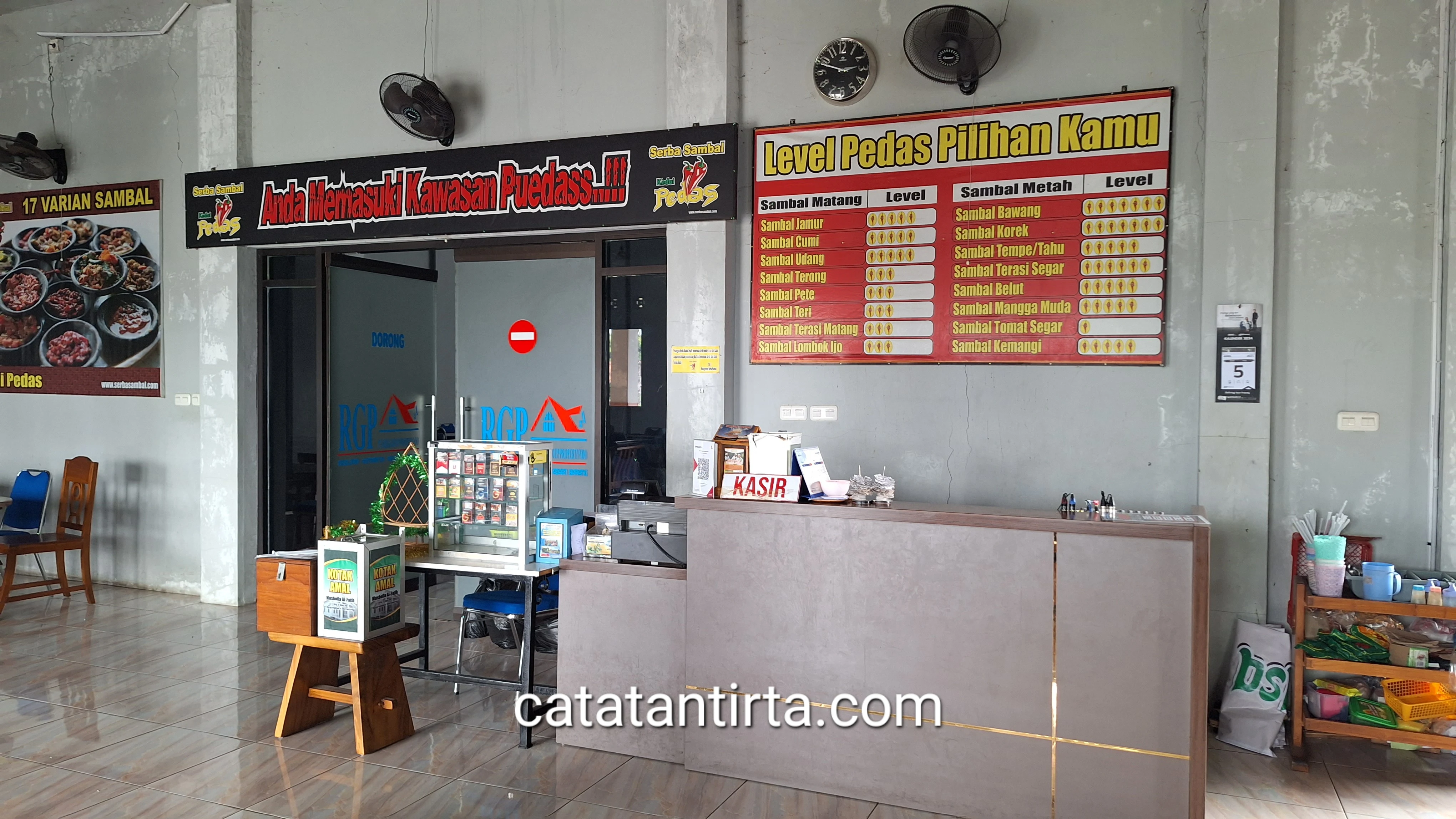 Resto serba sambal cabang Pemalang pilihan keluarga