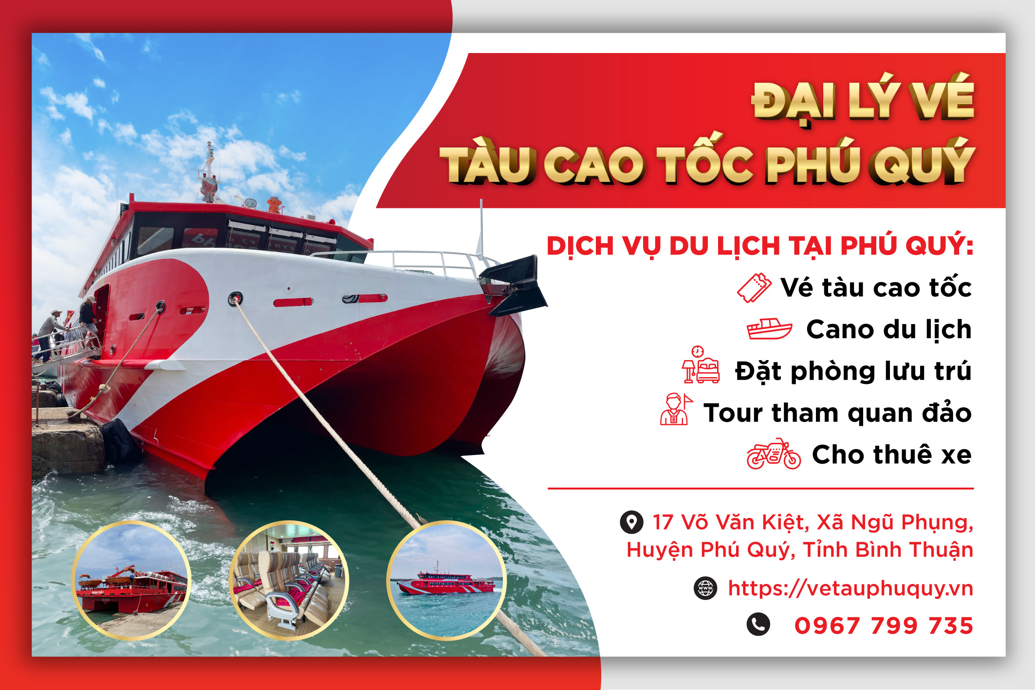 Đại lý vé tàu cao tốc tại Phú Quý