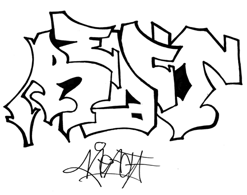 graffiti letters i. Graffiti Alphabet : Letter