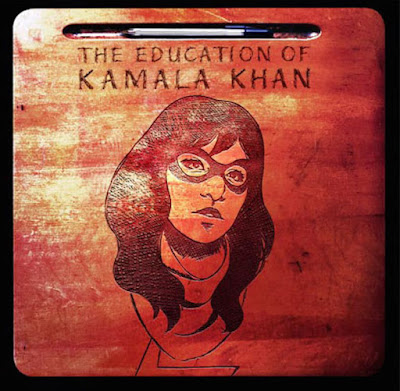 Ms. Marvel #1 artwork by Jenny Frison (Lauryn Hill's The Miseducation of Lauryn Hill)