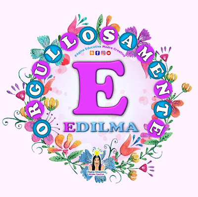 Nombre Edilma - Carteles para mujeres - Día de la mujer