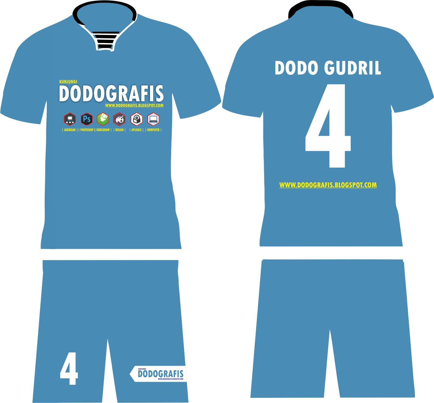 kumpulan Desain Baju  sepak bola  keren  DODO GRAFIS