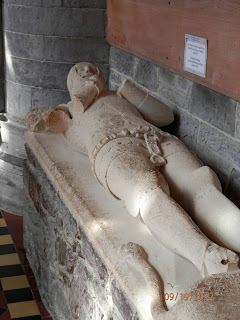 Lord Rhys effigy at St Davids Copyright 2012 Kaliani Devinne