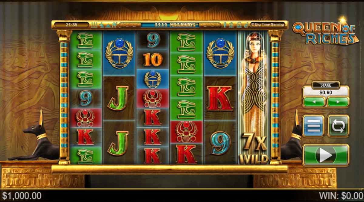 Queen of Riches Megaways - Demo Slot Online Big Time Gaming Indonesia