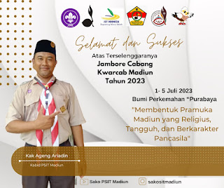 Selamat dan sukses jambore madiun 2023