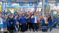 Deklarasi Pemenangan Caleg Partai Demokrat di Tanjung Beringin dan Kecamatan Teluk Mengkudu