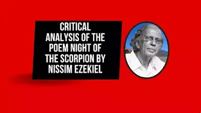 Critical Analysis of the Poem Night of the Scorpion by Nissim Ezekiel