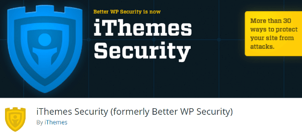 iThemes WordPress Security Plugin