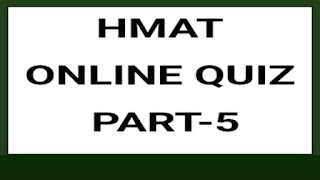 HMAT ON-LINE QUIZ PART-5