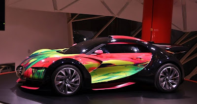 Citroen Survolt: the ArtCar by Françoise Nielly