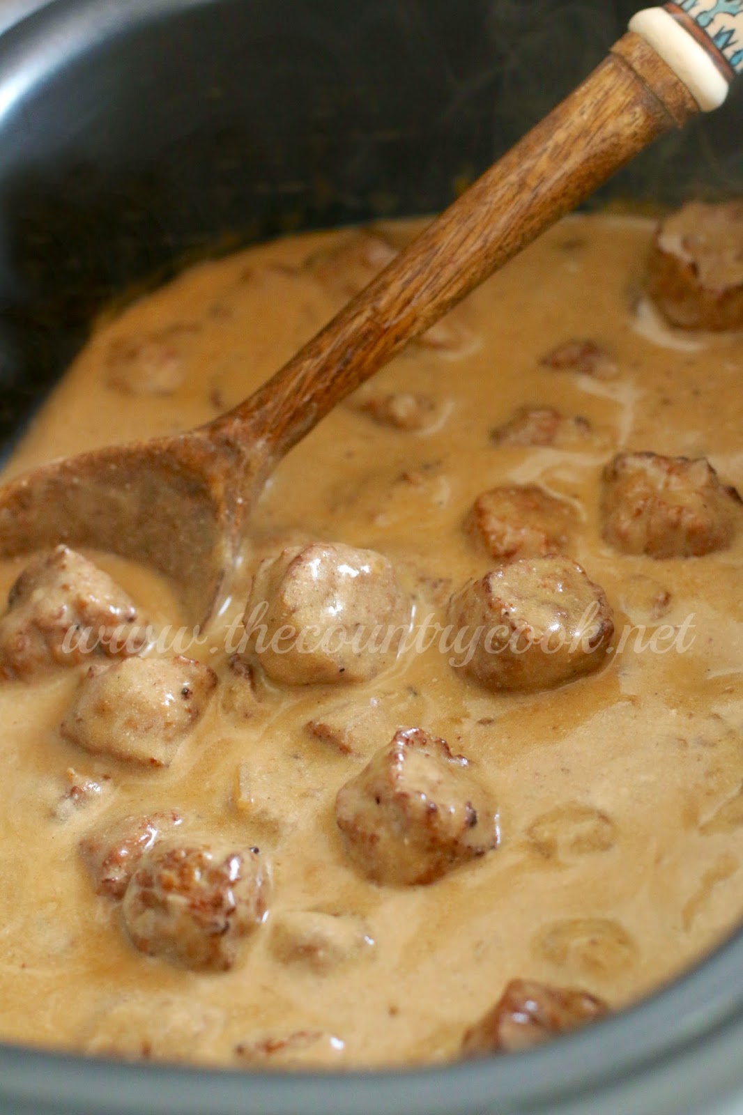 Crock Pot Swedish Meatballs - The Country Cook