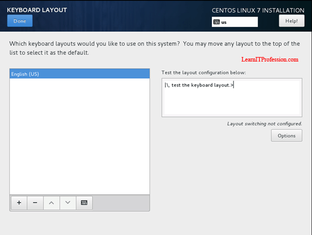 installation of centos 7 with lvm