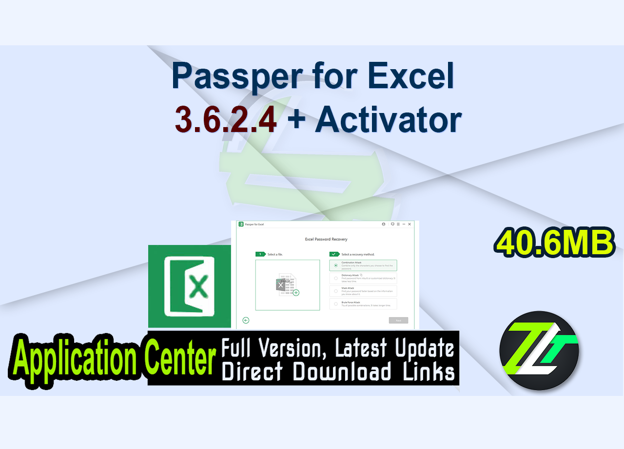 Passper for Excel 3.6.2.4 + Activator