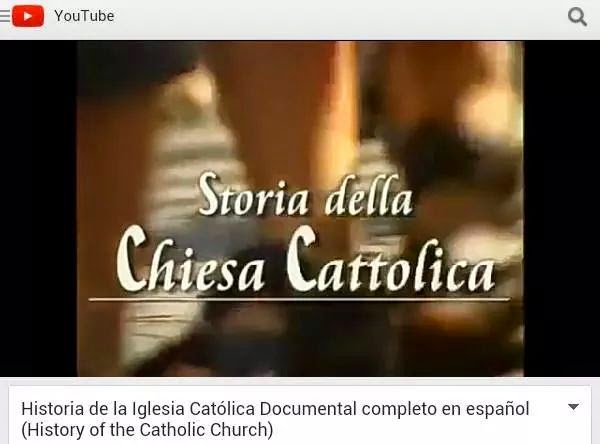 HISTORIA DE LA IGLESIA CATÓLICA