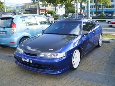 Different generations of Honda Integra