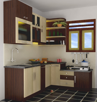 Desain Dapur  minimalis Sederhana Mungil Dan Rapi Desain 