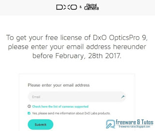 Giveaway : DxO Optics Pro 9 Elite Edition gratuit !