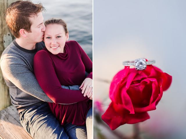 Downtown Annapolis Winter Engagement Photos by Heather Ryan Photography