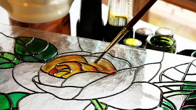 drawing on glass