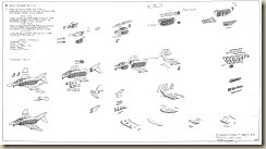 zComparison F-4B Areas Revised for F-4K