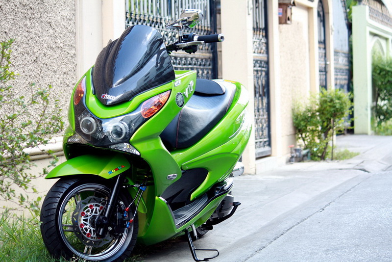 Doctor Matic Klinik Spesialis Motor Matic Honda PCX Green 