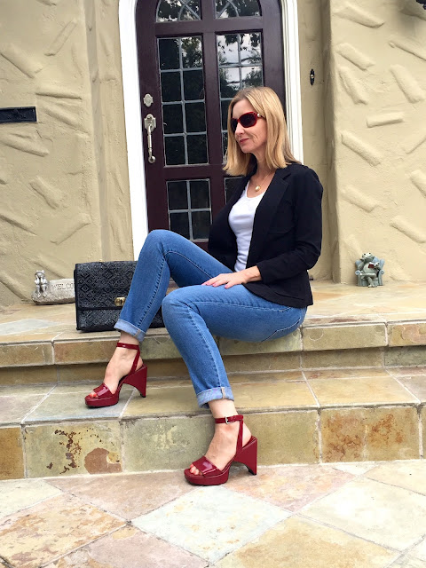 how to style vintage shoes, fashion over 40
