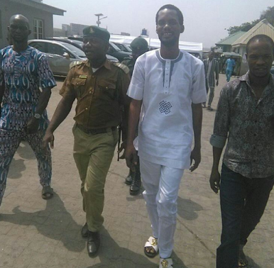 Seun Egbegbe Is All Smiles As Court
Grants Him N5 Million Bail