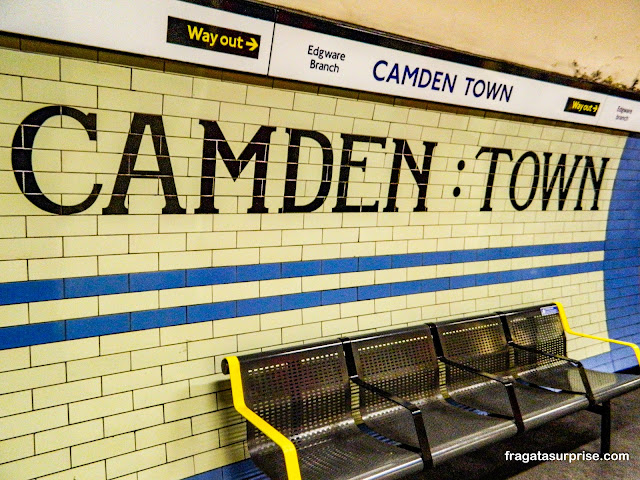 Estação de Metrô de Camden Town em Londres