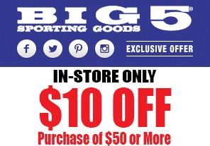 big 5 sporting goods coupons