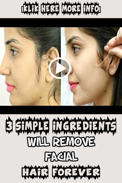 3 Simple Ingredients Will Remove Facial Hair Forever